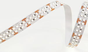 Wide Flexible strip 20mm 2-row 256 LEDs/metre