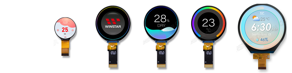 Circular TFT Displays