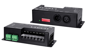 LT-D4L 3/4-Channel DMX Decoder