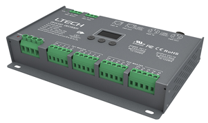 LT-916-OLED 16-Channel DMX Decoder