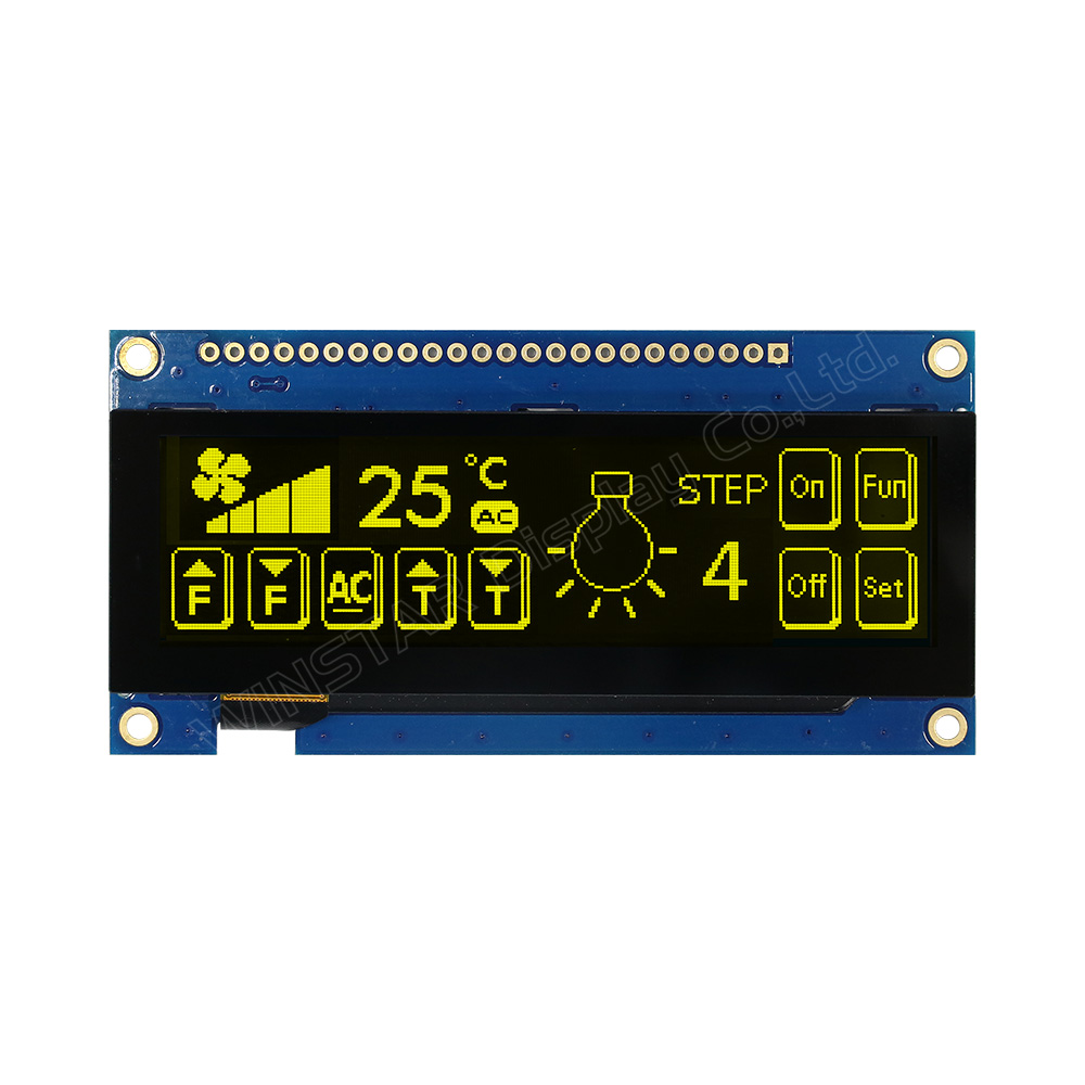 3.12 inch 256x64 OLED Display with CTP Touch and PCB