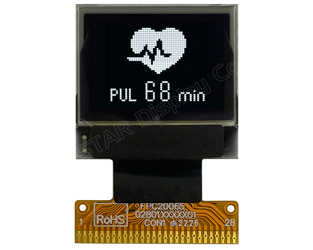 0.66 inch Micro OLED Display 64x48 WEO006448B-1