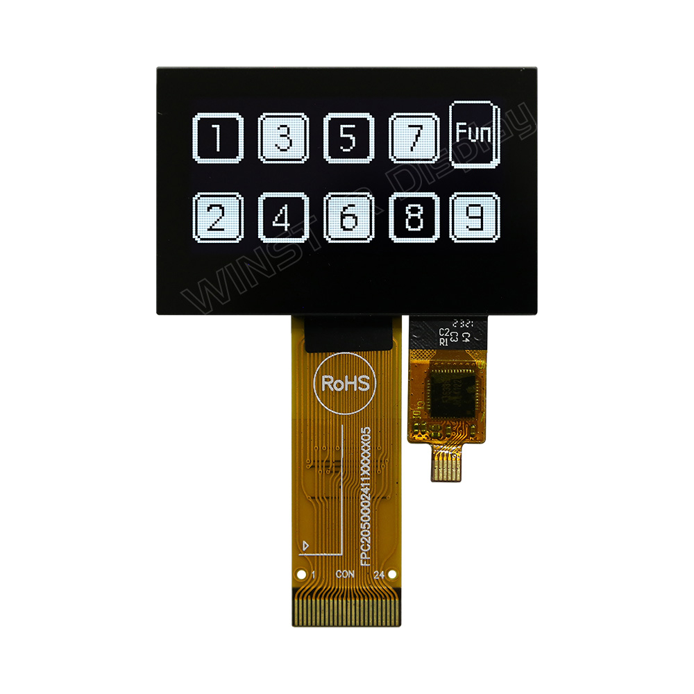 1.54 inch 128x64 OLED Optical Bond Touch Display