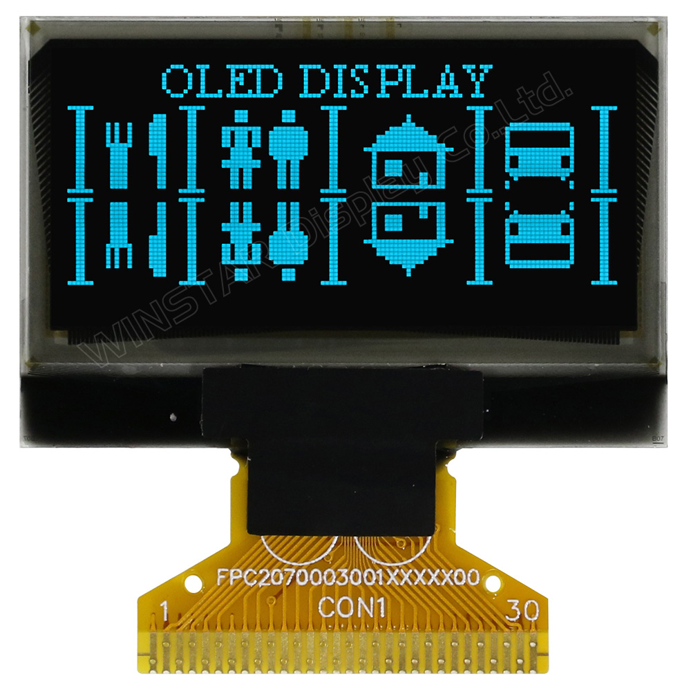 128x64 COG OLED Graphic Display