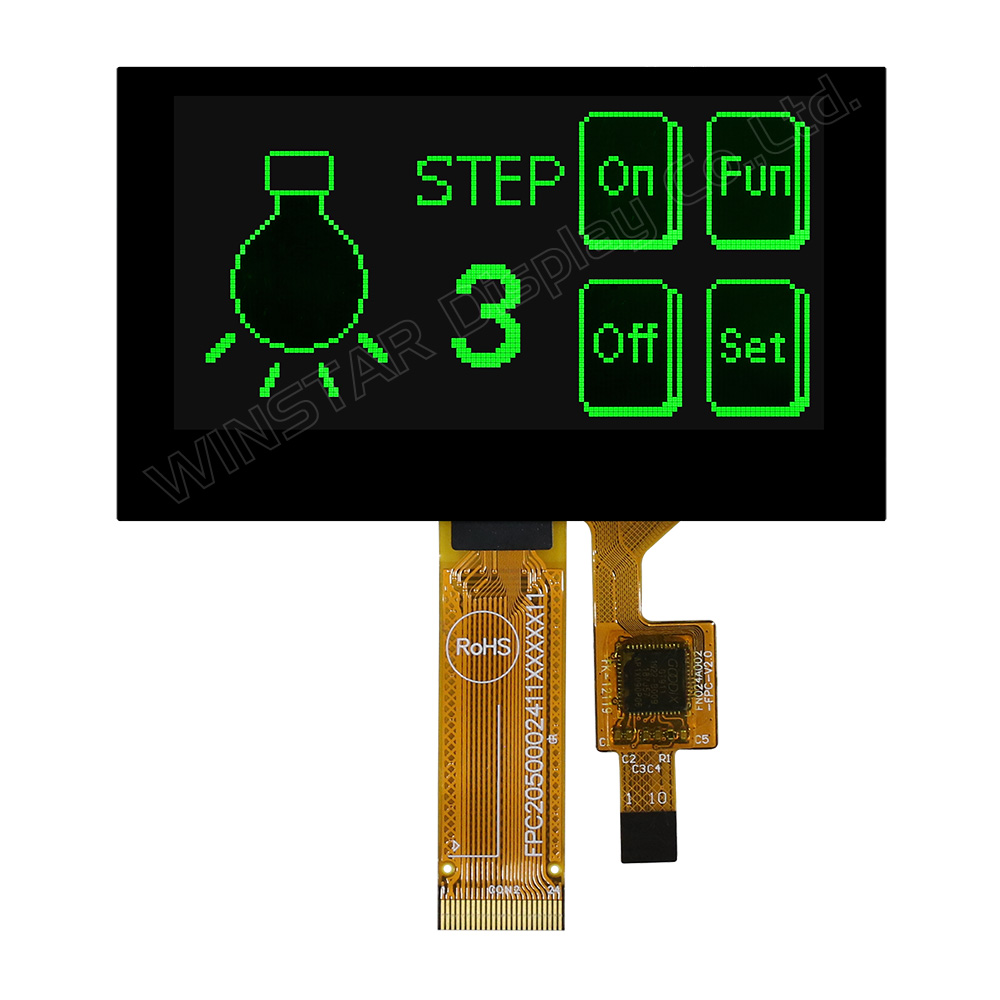2.7 inch 128x64 Graphic OLED Display with Capacitive Touch Panel