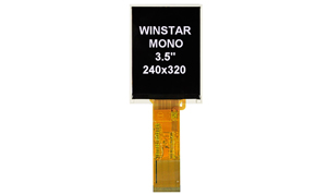 3.5 inch Wide Temp Mono TFT Display