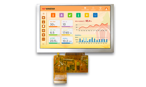 5.0 inch High Brightness 800x480 IPS TFT Display