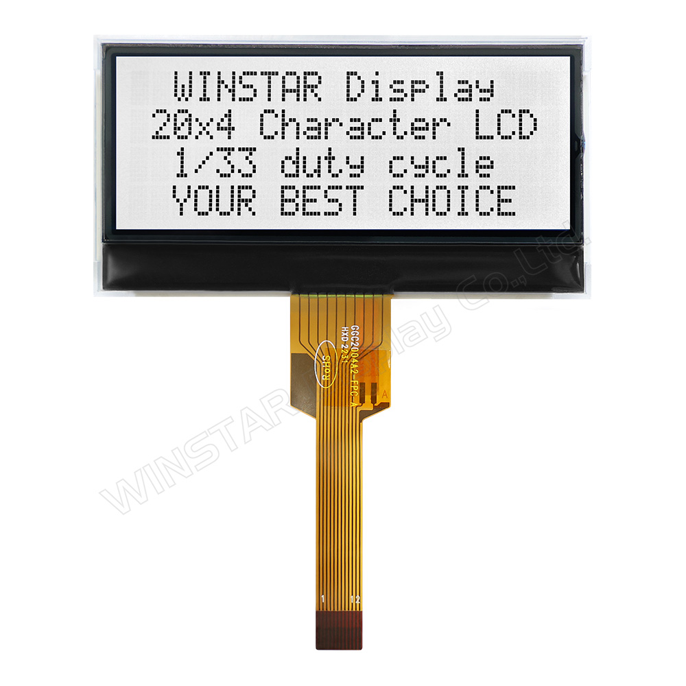 20x4 Character COG LCD Module